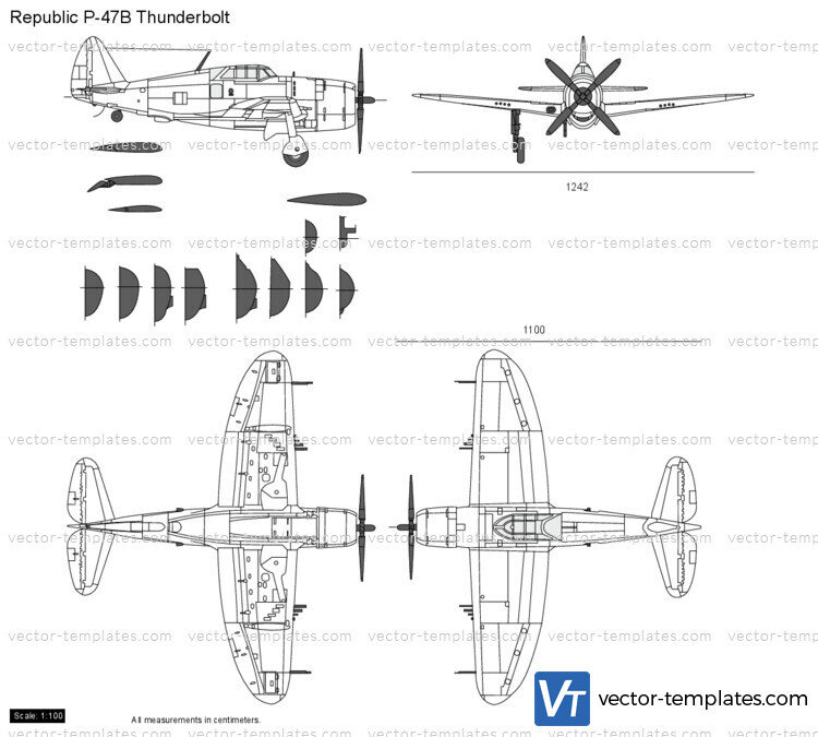 Republic P-47B Thunderbolt