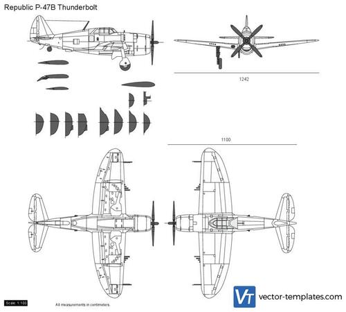 Republic P-47B Thunderbolt