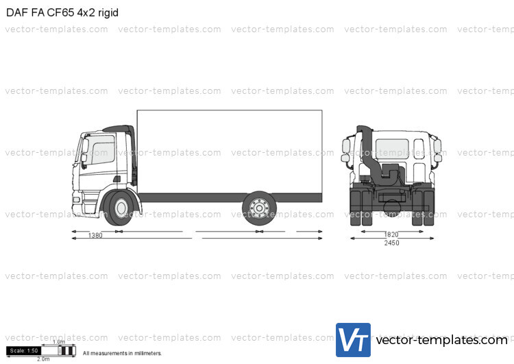 DAF FA CF65 4x2 rigid