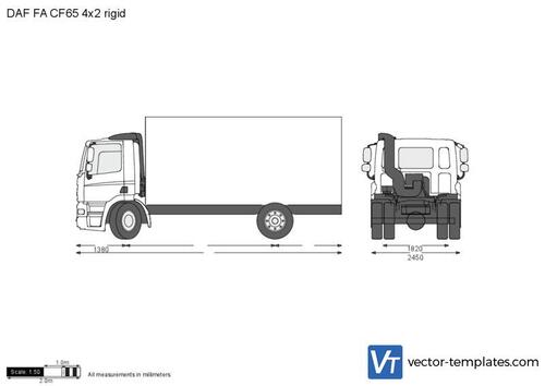 DAF FA CF65 4x2 rigid