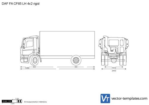 DAF FA CF65 LH 4x2 rigid