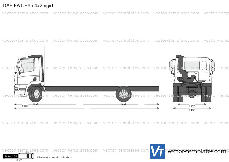 DAF FA CF85 4x2 rigid