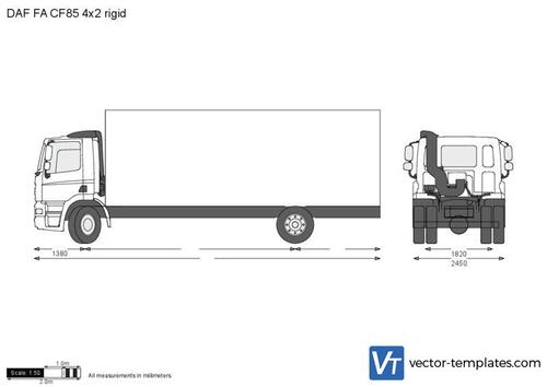 DAF FA CF85 4x2 rigid