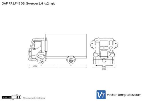 DAF FA LF45 08t Sweeper LH 4x2 rigid