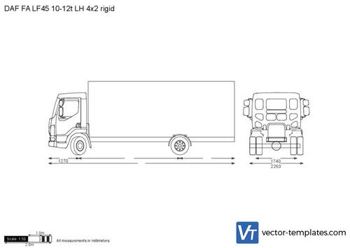 DAF FA LF45 10-12t LH 4x2 rigid