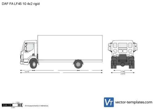 DAF FA LF45 10t 4x2 rigid