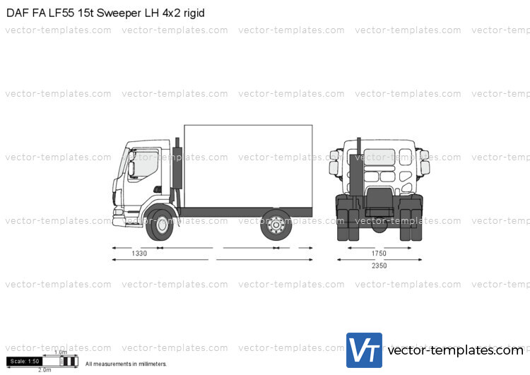 DAF FA LF55 15t Sweeper LH 4x2 rigid