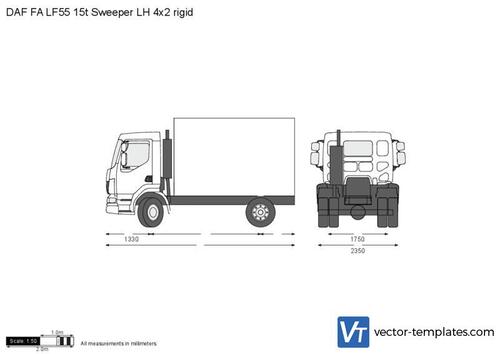 DAF FA LF55 15t Sweeper LH 4x2 rigid