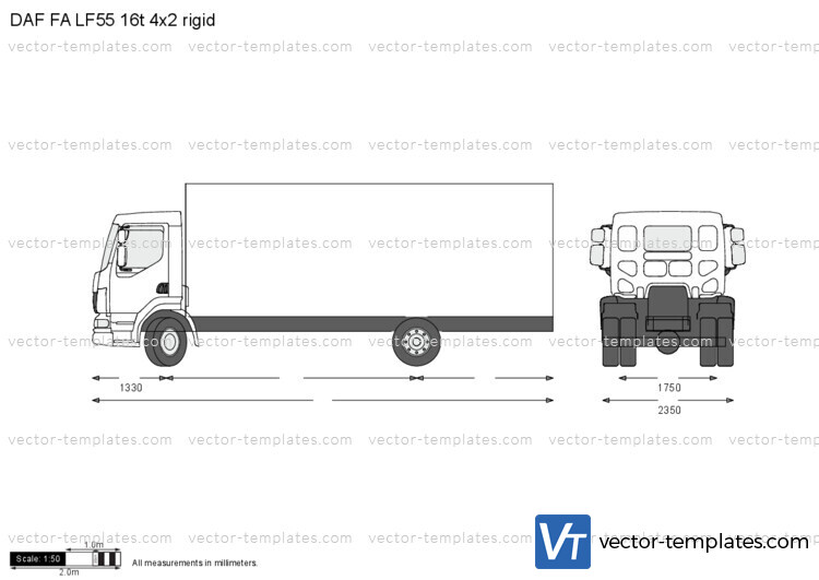 DAF FA LF55 16t 4x2 rigid