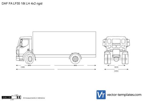 DAF FA LF55 18t LH 4x2 rigid