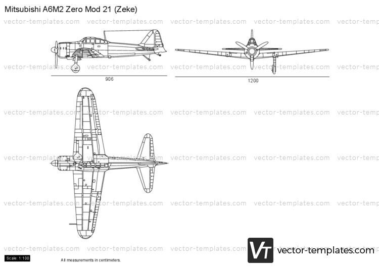 Mitsubishi A6M2 Zero Mod 21 (Zeke)