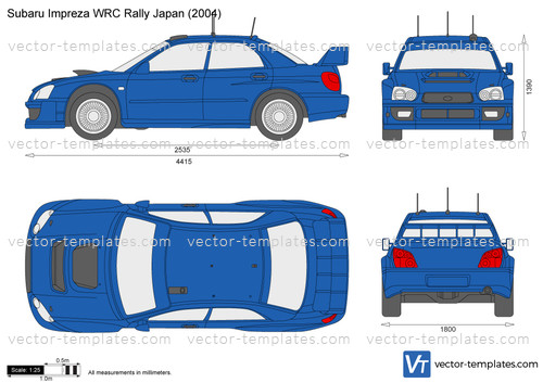 Subaru Impreza WRC Rally Japan
