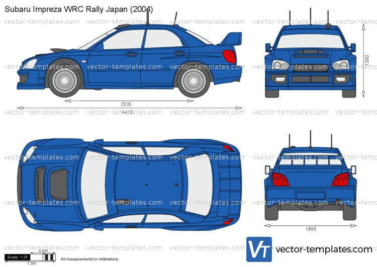 Subaru Impreza WRC Rally Japan