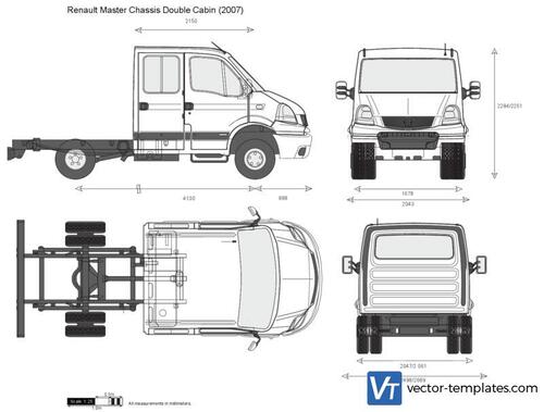 Renault Master Chassis Double Cabin