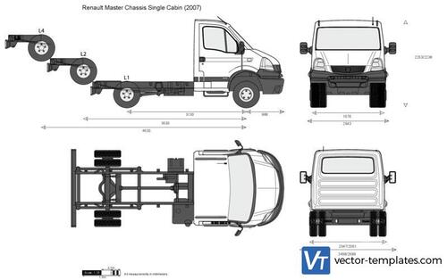 Renault Master Chassis Single Cabin