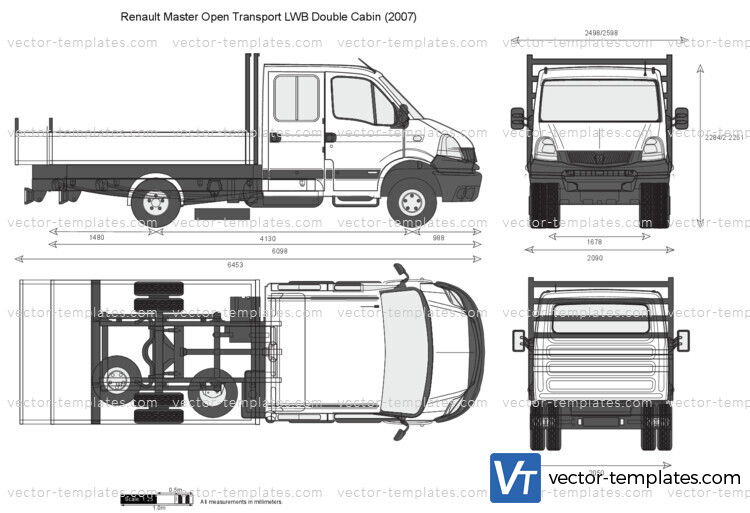 Renault Master Open Transport LWB Double Cabin