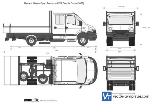 Renault Master Open Transport LWB Double Cabin