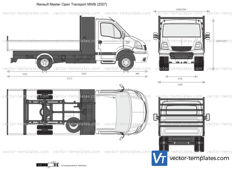 Renault Master Open Transport MWB