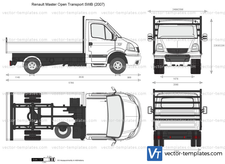 Renault Master Open Transport SWB