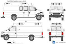 Ford E-350 Type II Ambulance