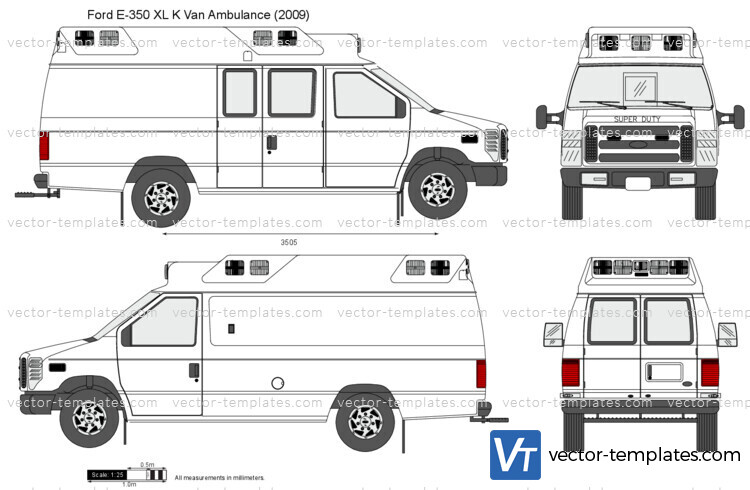 Ford E-350 XL K Van Ambulance