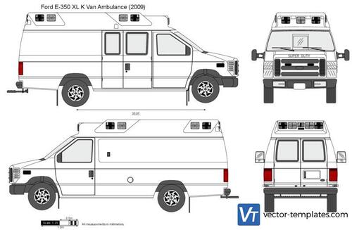 Ford E-350 XL K Van Ambulance