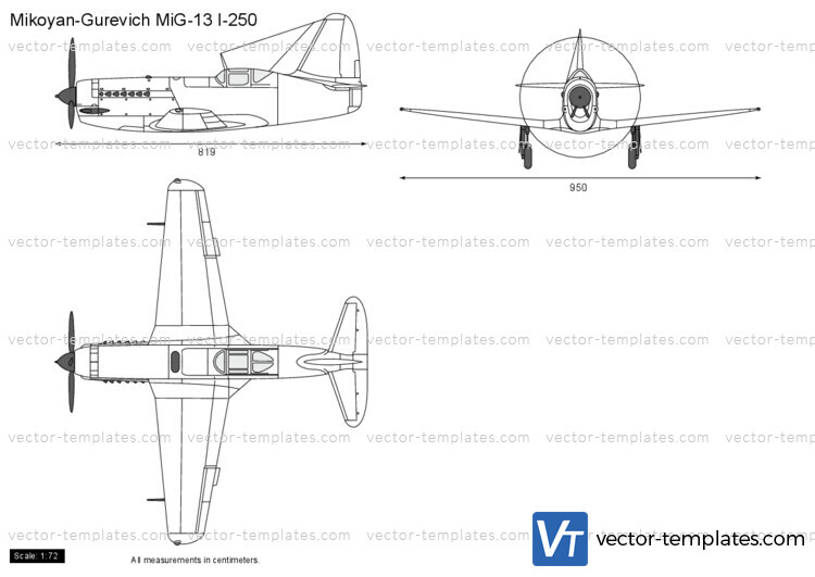 Mikoyan-Gurevich MiG-13 I-250 Samolet N