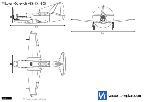 Mikoyan-Gurevich MiG-13 I-250 Samolet N