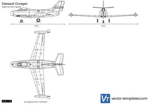 Dassault MD 450 Ouragan