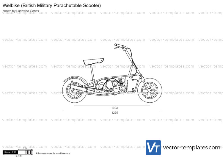 British Military Parachutable Scooter