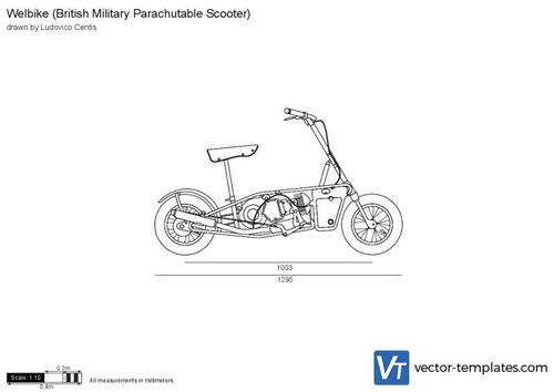 British Military Parachutable Scooter