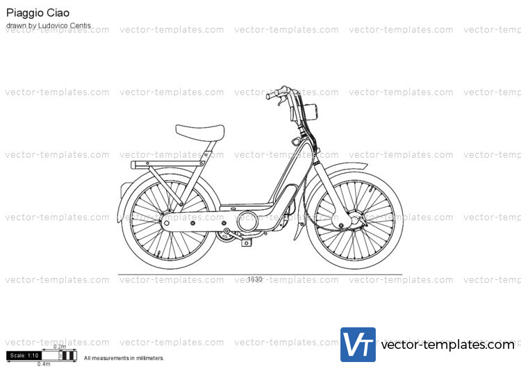 Templates - Motorcycles - Piaggio - Piaggio Ciao