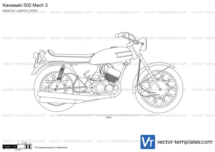 Kawasaki 500 Mach 3