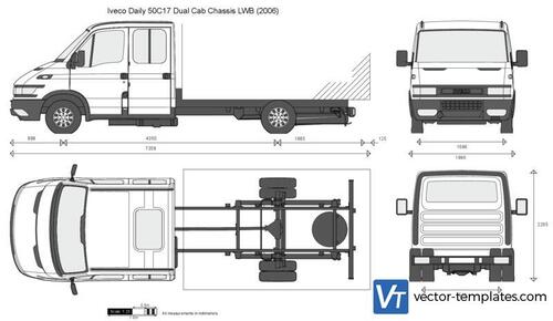 Iveco Daily 50C17 Dual Cab Chassis LWB