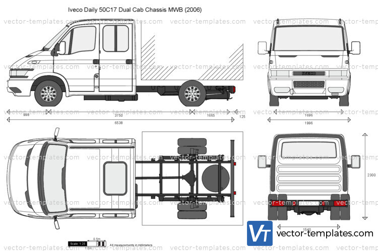 Iveco Daily 50C17 Dual Cab Chassis MWB