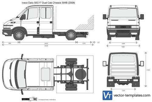 Iveco Daily 50C17 Dual Cab Chassis SWB