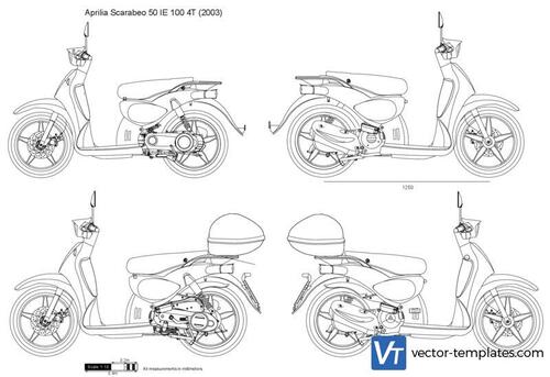 Aprilia Scarabeo 50 IE 100 4T