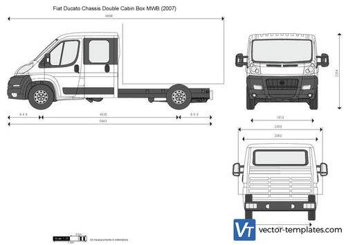 Fiat Ducato Chassis Double Cabin Box MWB