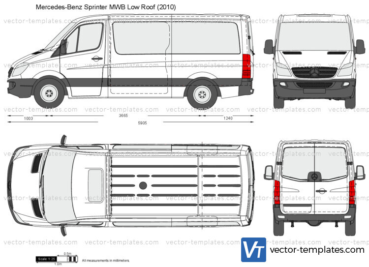 Mercedes-Benz Sprinter MWB Low Roof