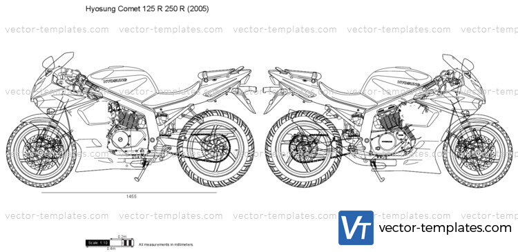 Hyosung Comet 125 R 250 R