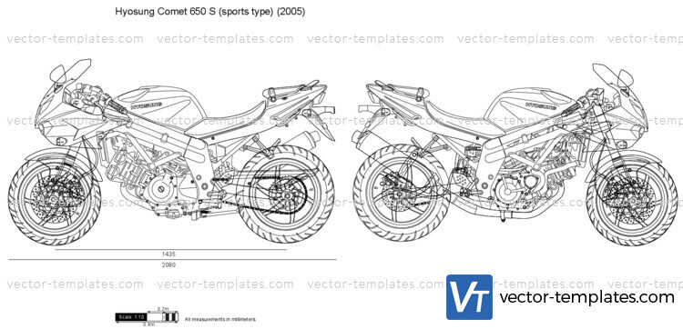 Hyosung Comet 650 S (sports type)