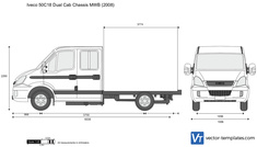 Iveco 50C18 Dual Cab Chassis MWB