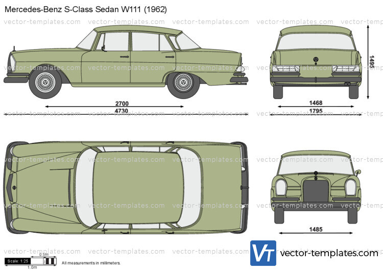 Mercedes-Benz S-Class Sedan W111