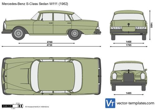 Mercedes-Benz S-Class Sedan W111