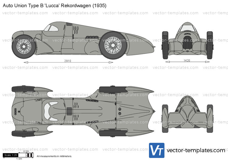 Auto Union Type B 'Lucca' Rekordwagen