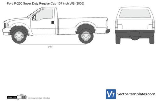 Ford F-250 Super Duty Regular Cab 137 inch WB