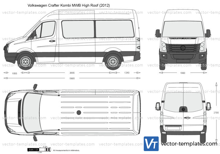 Volkswagen Crafter Kombi MWB High Roof