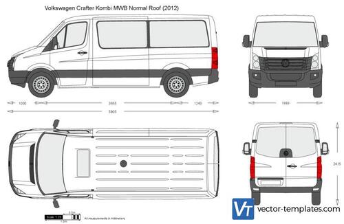 Volkswagen Crafter Kombi MWB Normal Roof