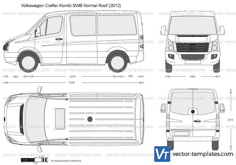 Volkswagen Crafter Kombi SWB Normal Roof