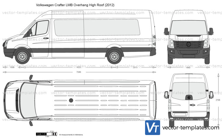 Volkswagen Crafter LWB Overhang High Roof